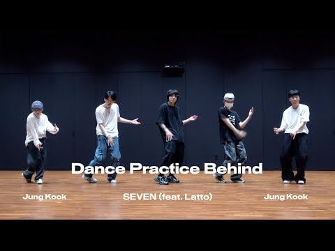 정국 (Jung Kook) ‘Seven (feat. Latto)’ Dance Practice Behind - 120823