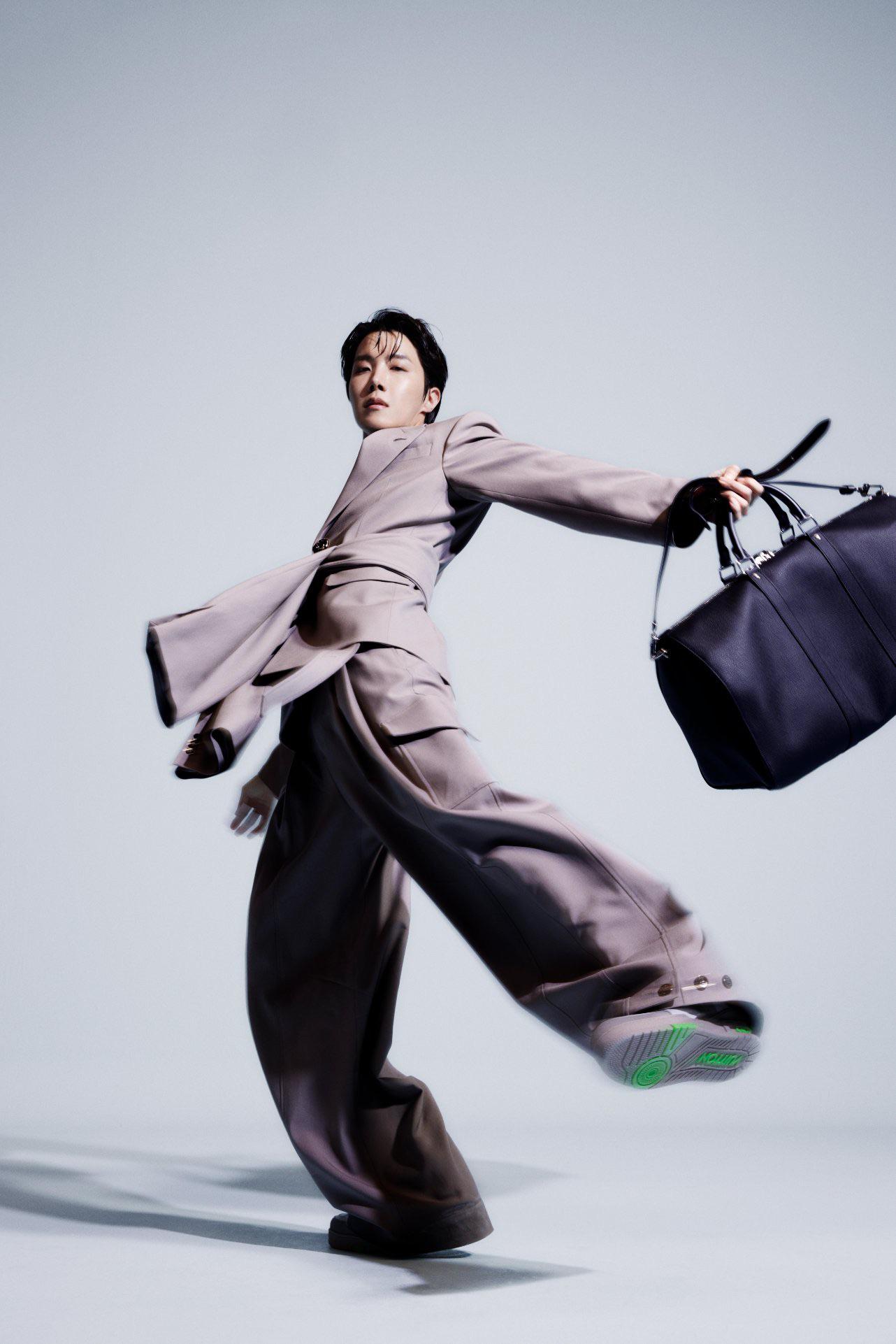 [WWD] EXCLUSIVE: J-Hope Busts Many Moves in First Louis Vuitton Campaign - 140623