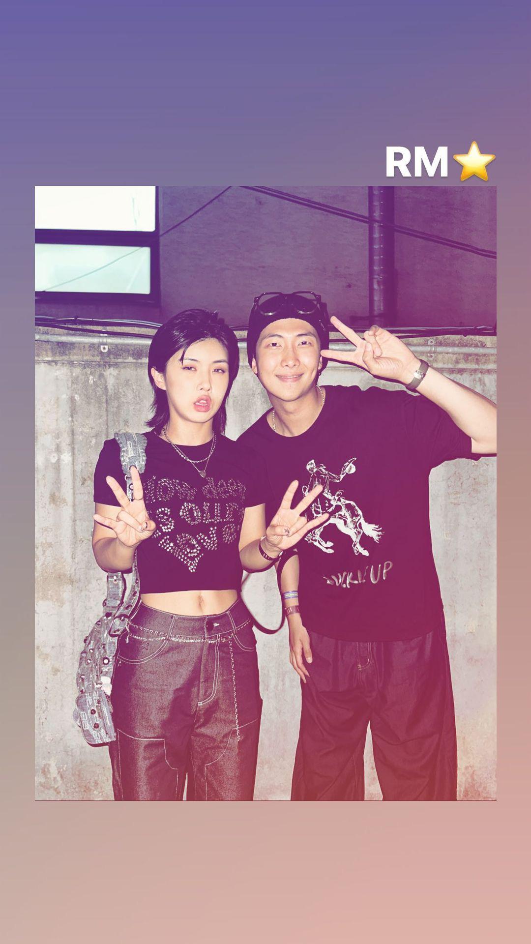 HOOK leader Aiki IG Story with Namjoon - 190623