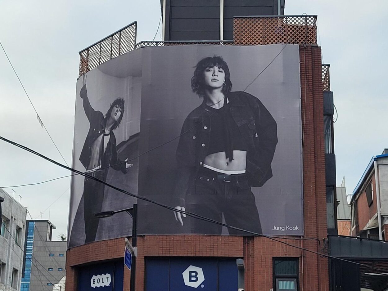 New Jungkook for Calvin Klein billboard spotted in Seongsu-dong, Seoul - 160823