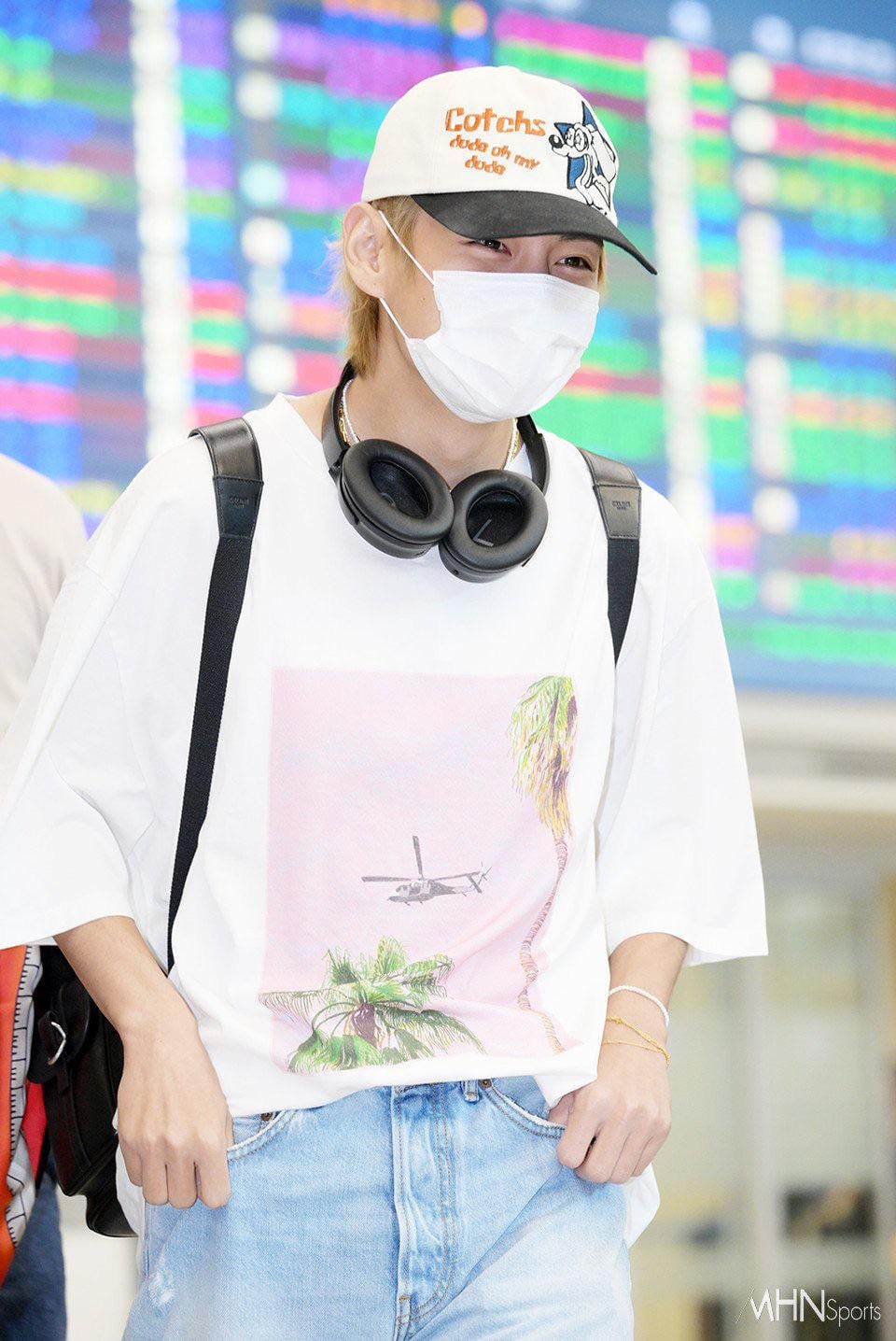[KMedia] Taehyung Incheon Airport arrival photos - 160623