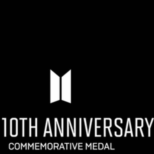 230828 KOMSCO on Instagram: BTS 10th Anniversary Commemorative Medal