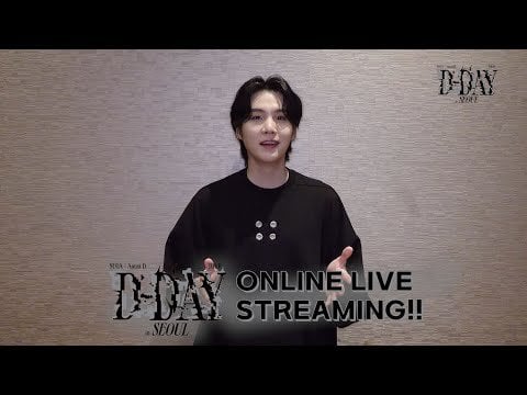 SUGA | Agust D TOUR 'D-DAY' in SEOUL Online Live Streaming Announcement - 070623