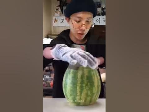 Would anyone care for some watermelon courtesy of Hobi?