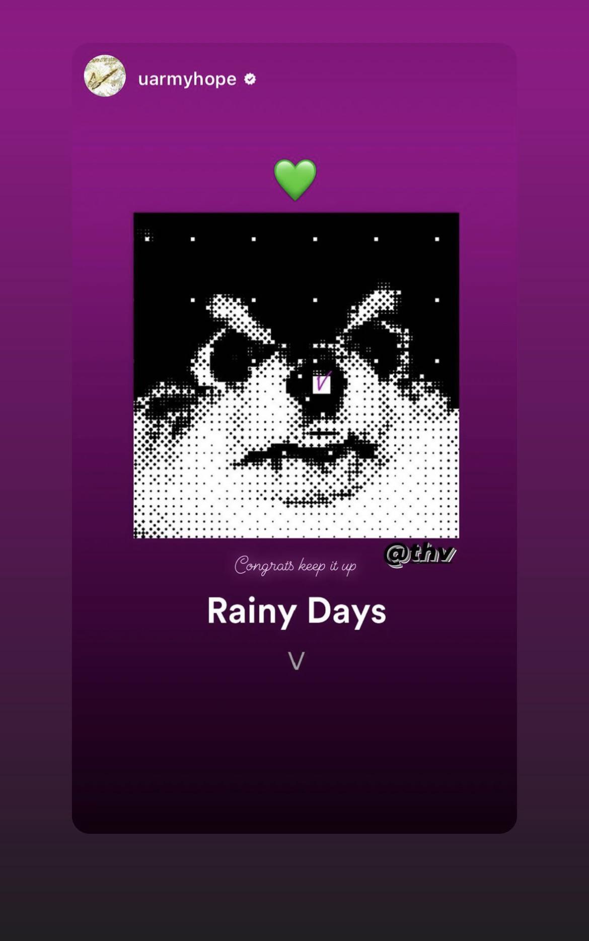 Taehyung IG Story (3) 110823
