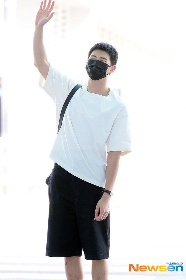 [Kmedia] Namjoon airport departure to Japan - 310723