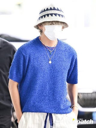 [KMedia] Taehyung Incheon Airport departure photos - 310523