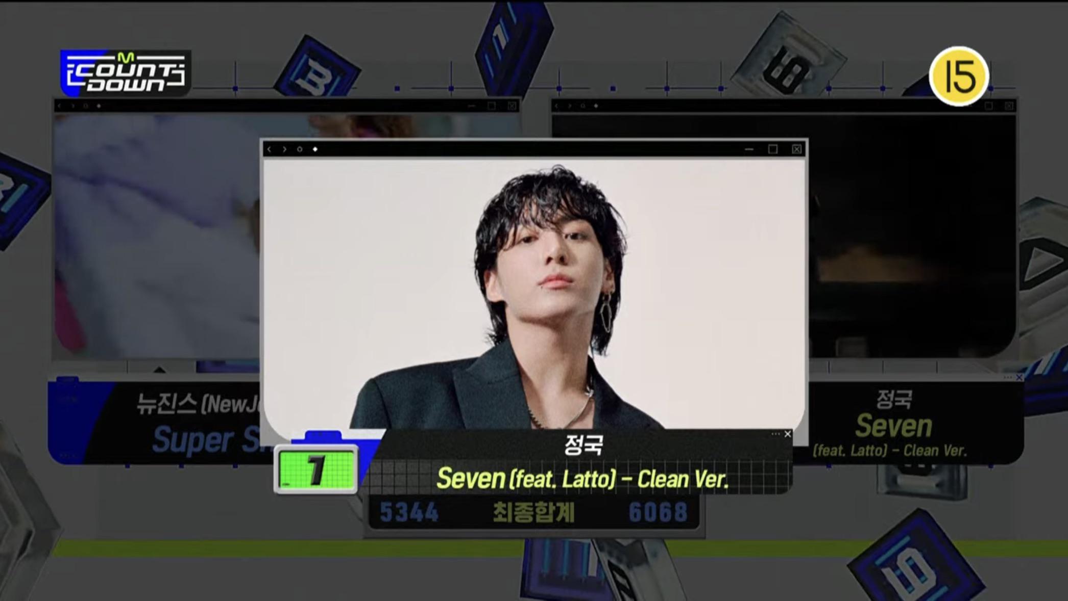 Jungkook earns his first music show win for “Seven (feat. Latto)” on this week’s M COUNTDOWN! - 200723