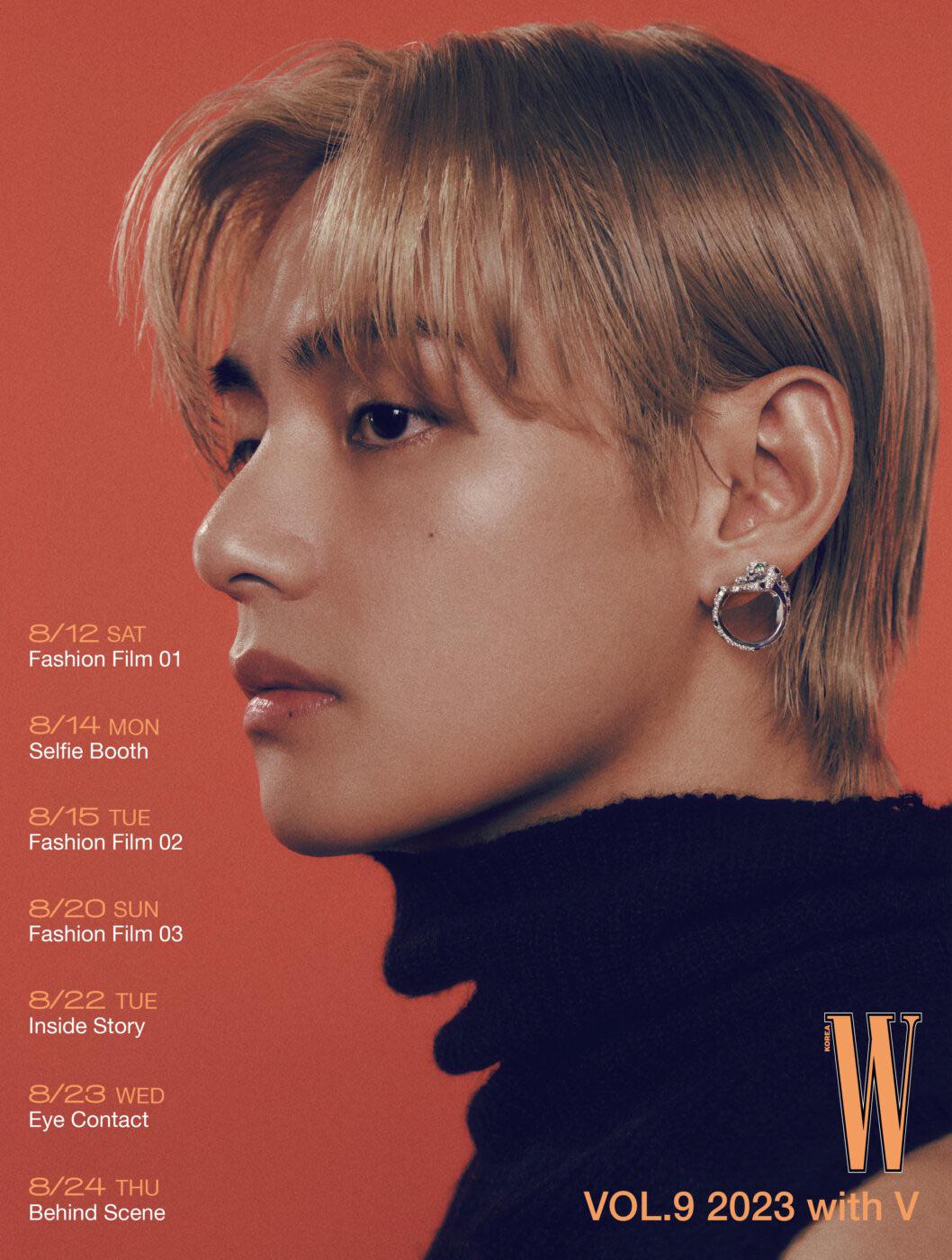 [W Korea] Taehyung for W Korea VOL.9 Digital Content Schedule - 110823