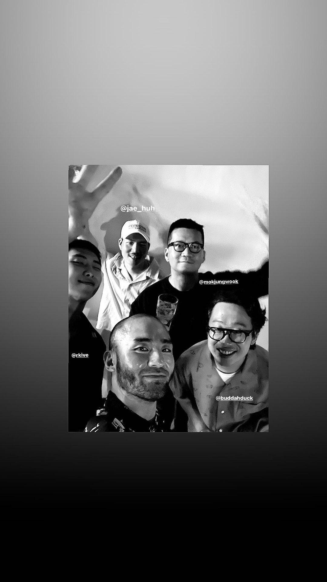 Stylist Kim Youngjin IG Story with Namjoon - 220723