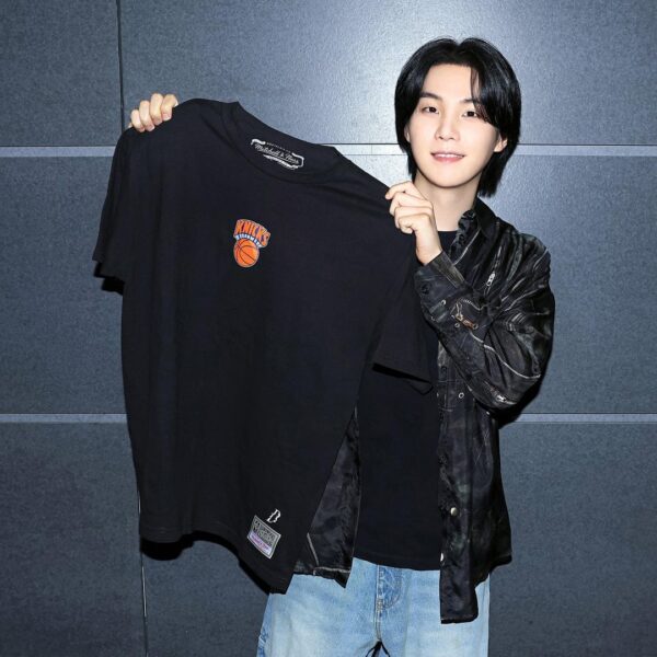 [NBA] NBA Ambassador SUGA of BTS celebrates his love for basketball with a brand new #SUGAxNBA capsule collection by Mitchell & Ness. - 250823