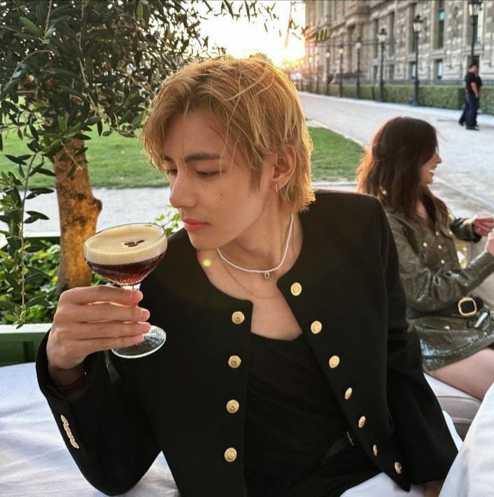 Press the Espresso (ft. Taehyung) IG Post - 030723