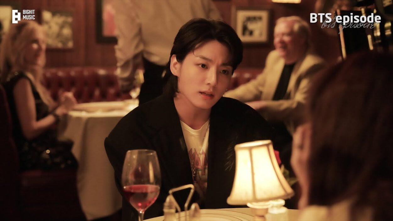 Muscle Bunny in the MV Shoot 😳 Jungkook SEVEN - Official MV Shoot (Clip)