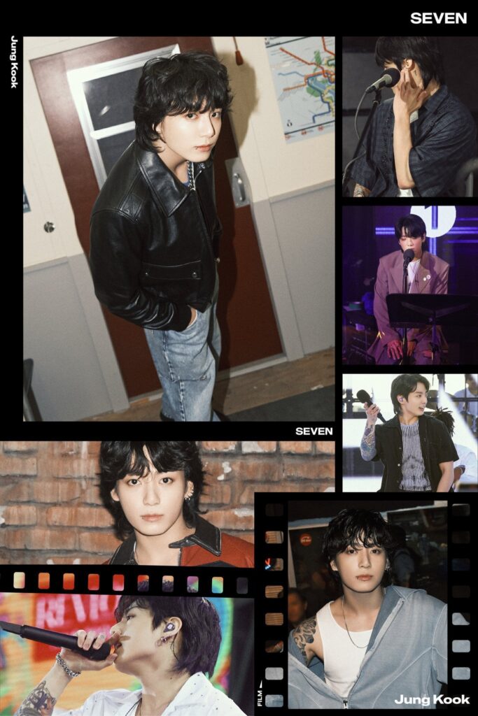 230731 BTS Official: 정국 (Jung Kook) ‘Seven (feat. Latto)’ 7 Cut Photos