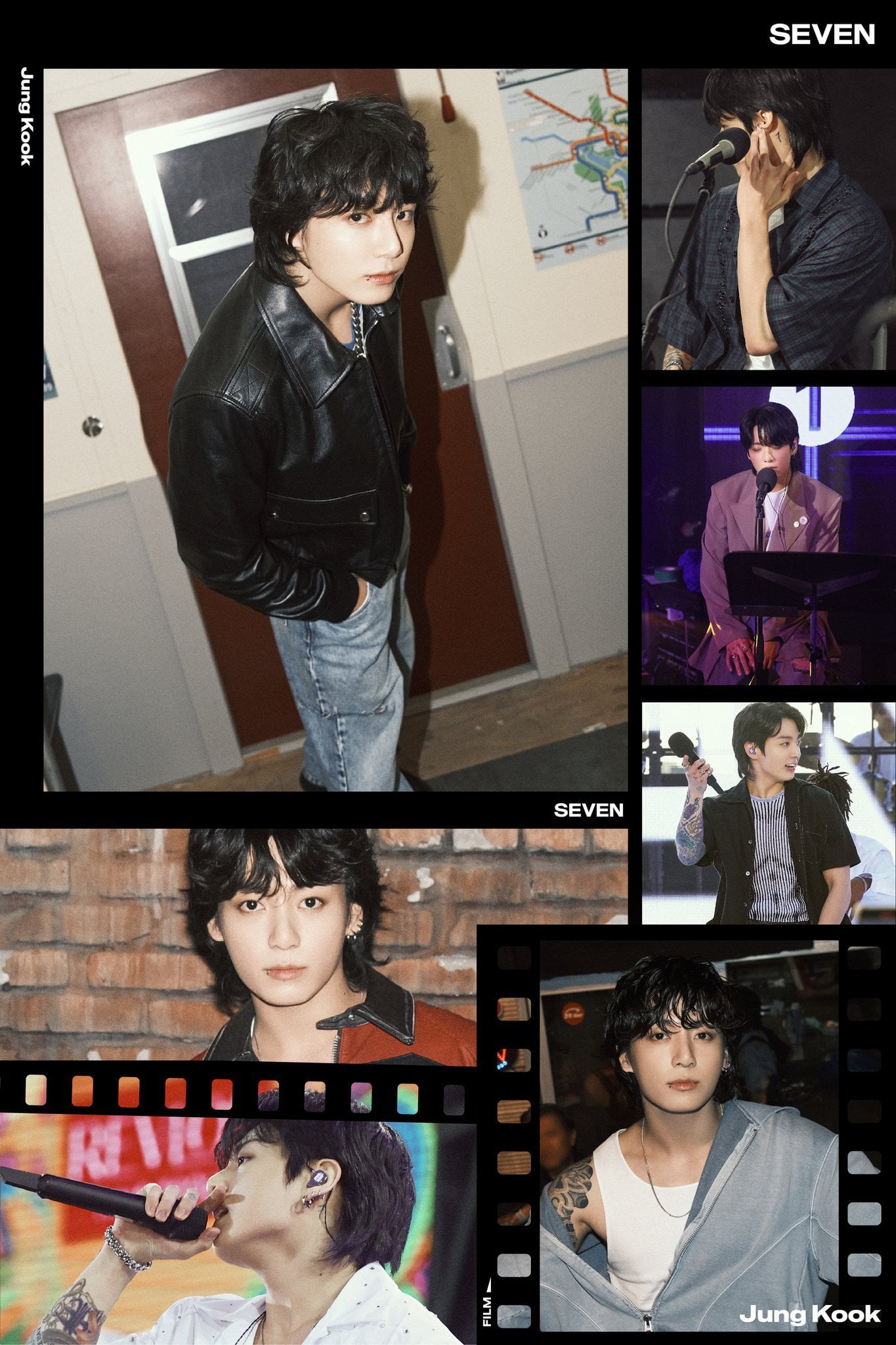230731 BTS Official: 정국 (Jung Kook) ‘Seven (feat. Latto)’ 7 Cut Photos