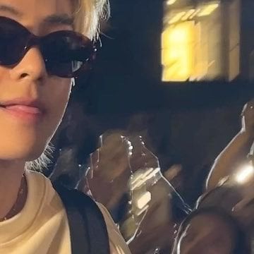 230914 V at Noice’s pop-up store