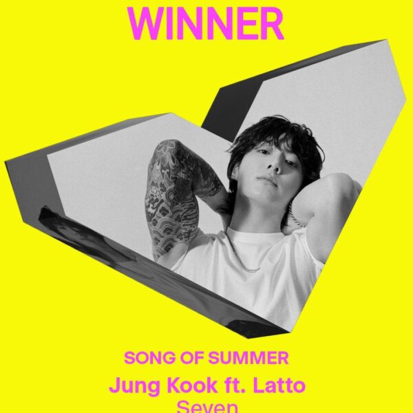 Seven by Jungkook ft. Latto wins “Song of the Summer” at the MTV VMAs 2023 - 130923