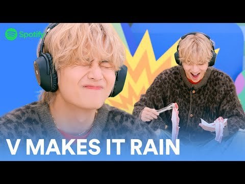 [K-Pop ON! Spotify] V makes it rain at Spotipoly | Spotipoly - 080923
