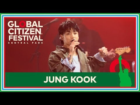 230925 Global Citizen: Jung Kook Addresses a Crowd of Action-Taking Global Citizens | Global Citizen Festival 2023