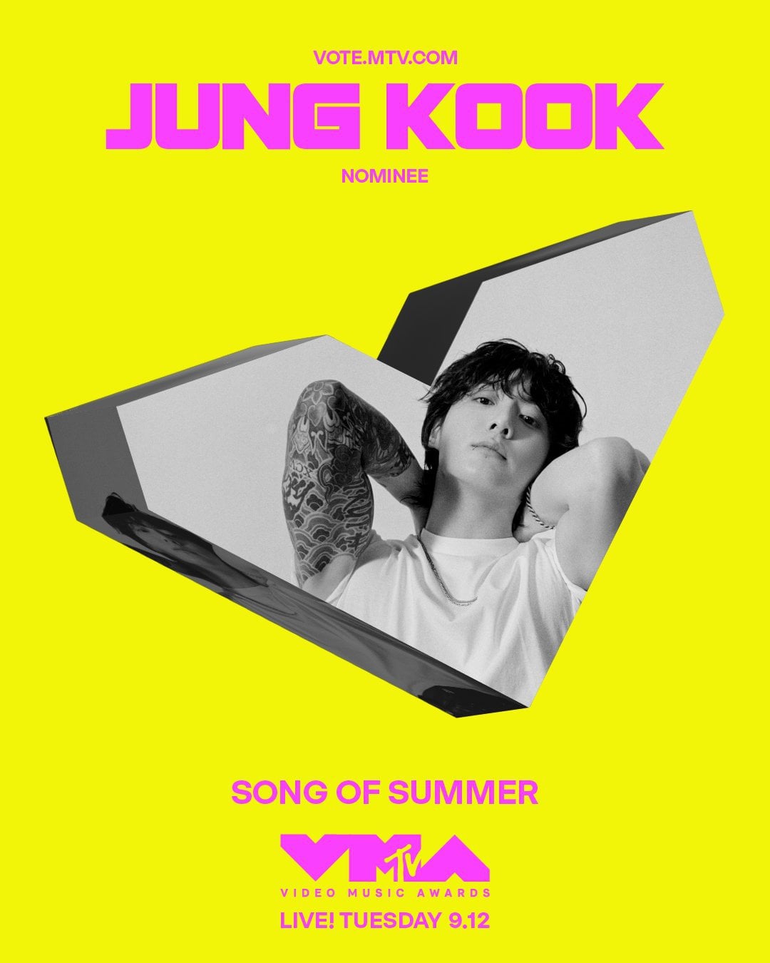 230809 VMAs: "Seven" by Jung Kook advanced to the next round of Song of Summer at the VMAs! (Vote on MTV's Instagram Story)