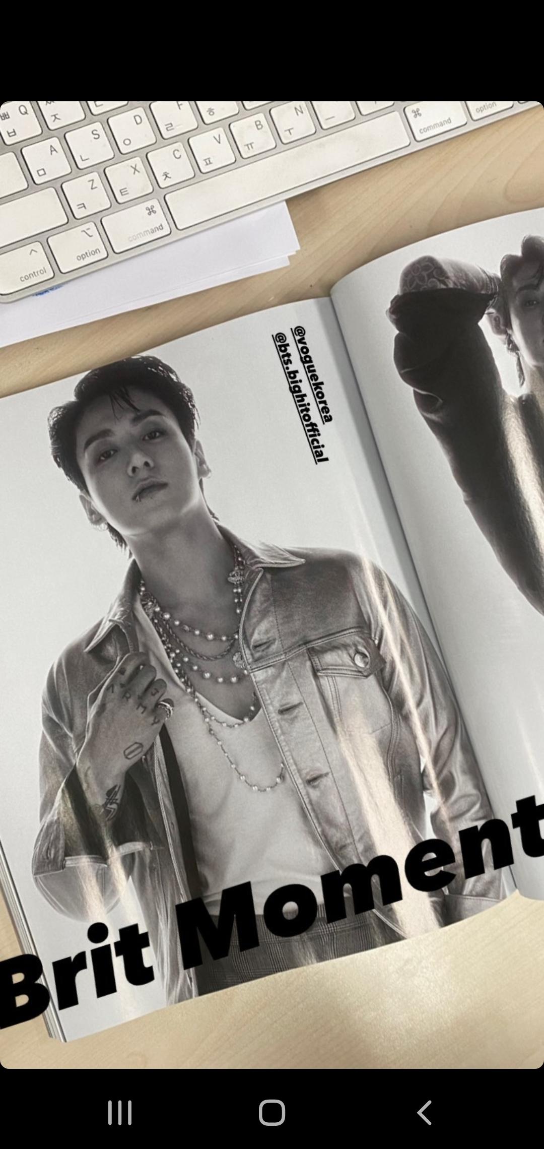 Vogue Korea Art Director Yeyehong IG Story (ft. Jungkook) - 260923