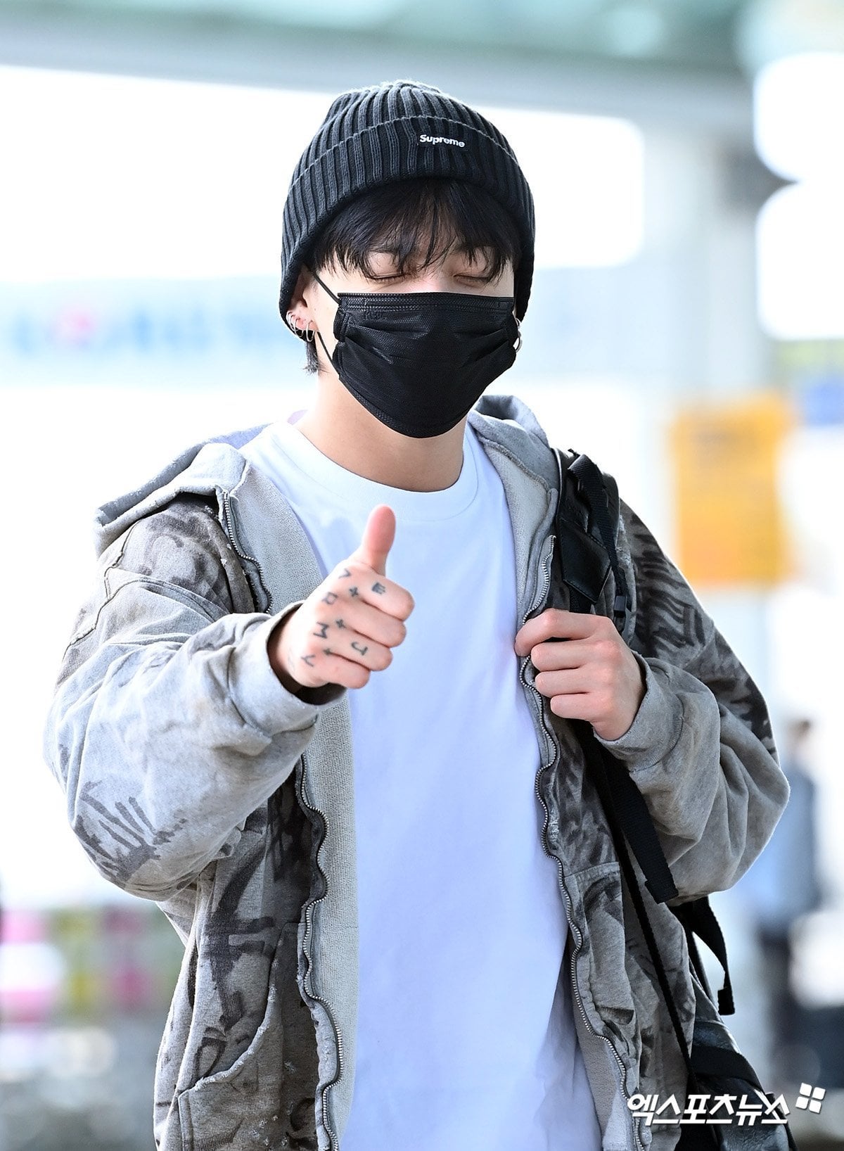230921 Jungkook’s departure to New York for Global Citizen Festival