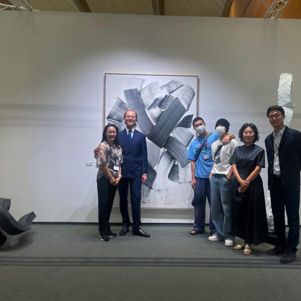 Nathan Clements-Gillespie (director of Frieze Masters) IG Post with Minimoni - 060923