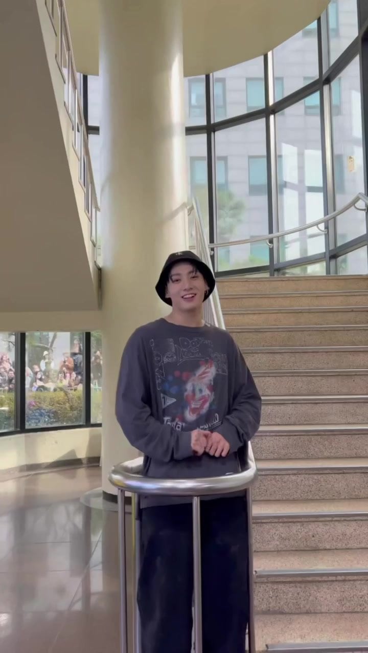 231015 BTS Official on TikTok: CK boy at Music Bank (Jung Kook)