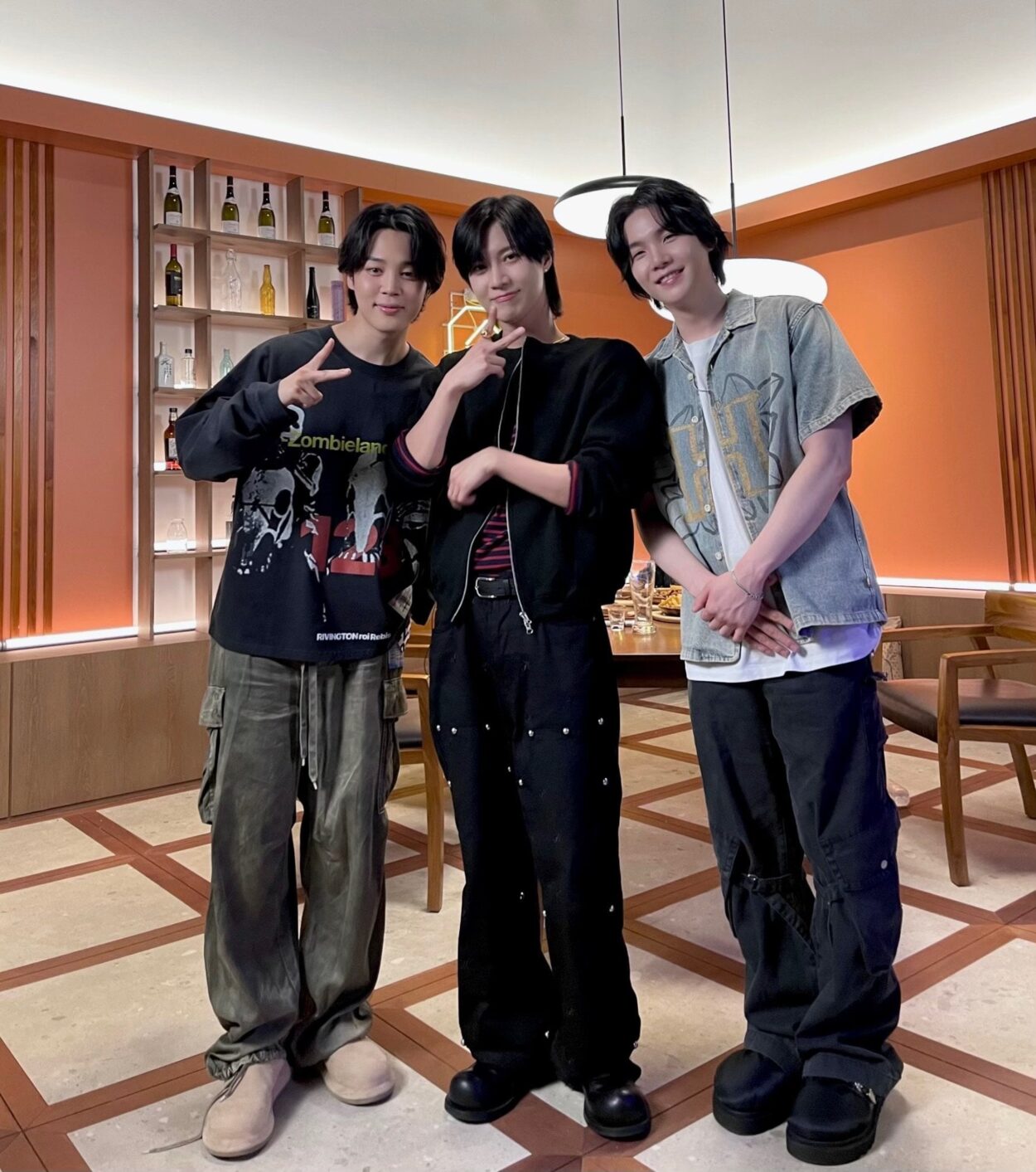 231030 SHINee Taemin with SUGA and Jimin