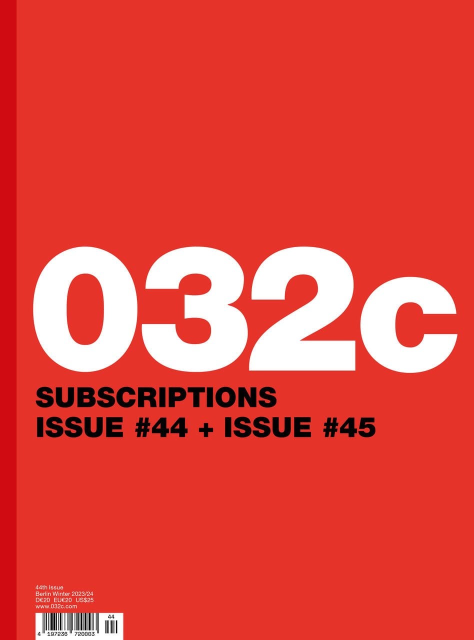 231028 RM to be featured on cover of 032c magazine issue 44