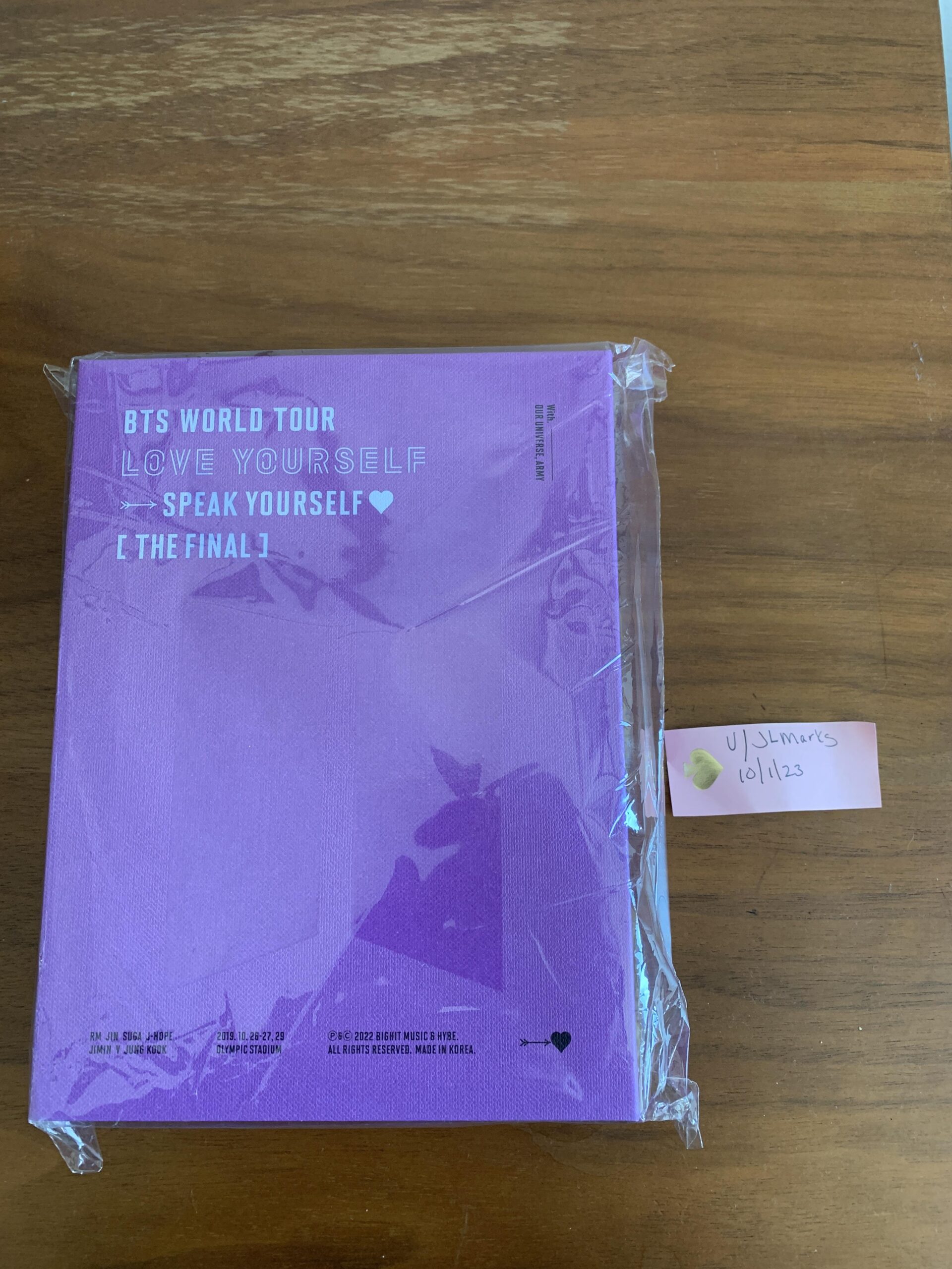 [SELLING USA,USA] BTS World Tour ‘Love Yourself, Speak Yourself’ [The Final] Digital Code