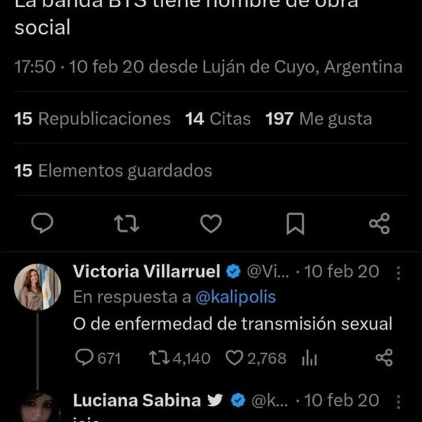 231027 The Korea Herald: Argentinian politician's old tweet mocking BTS angers fans