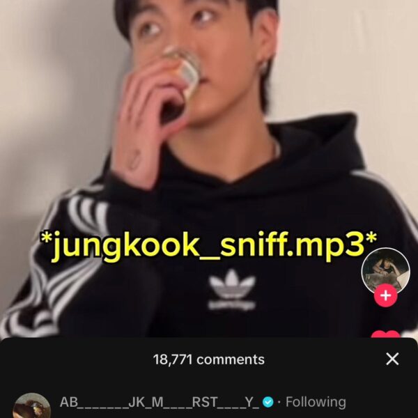 Jungkook’s comment on The Kid Laroi’s TikTok video - 241023