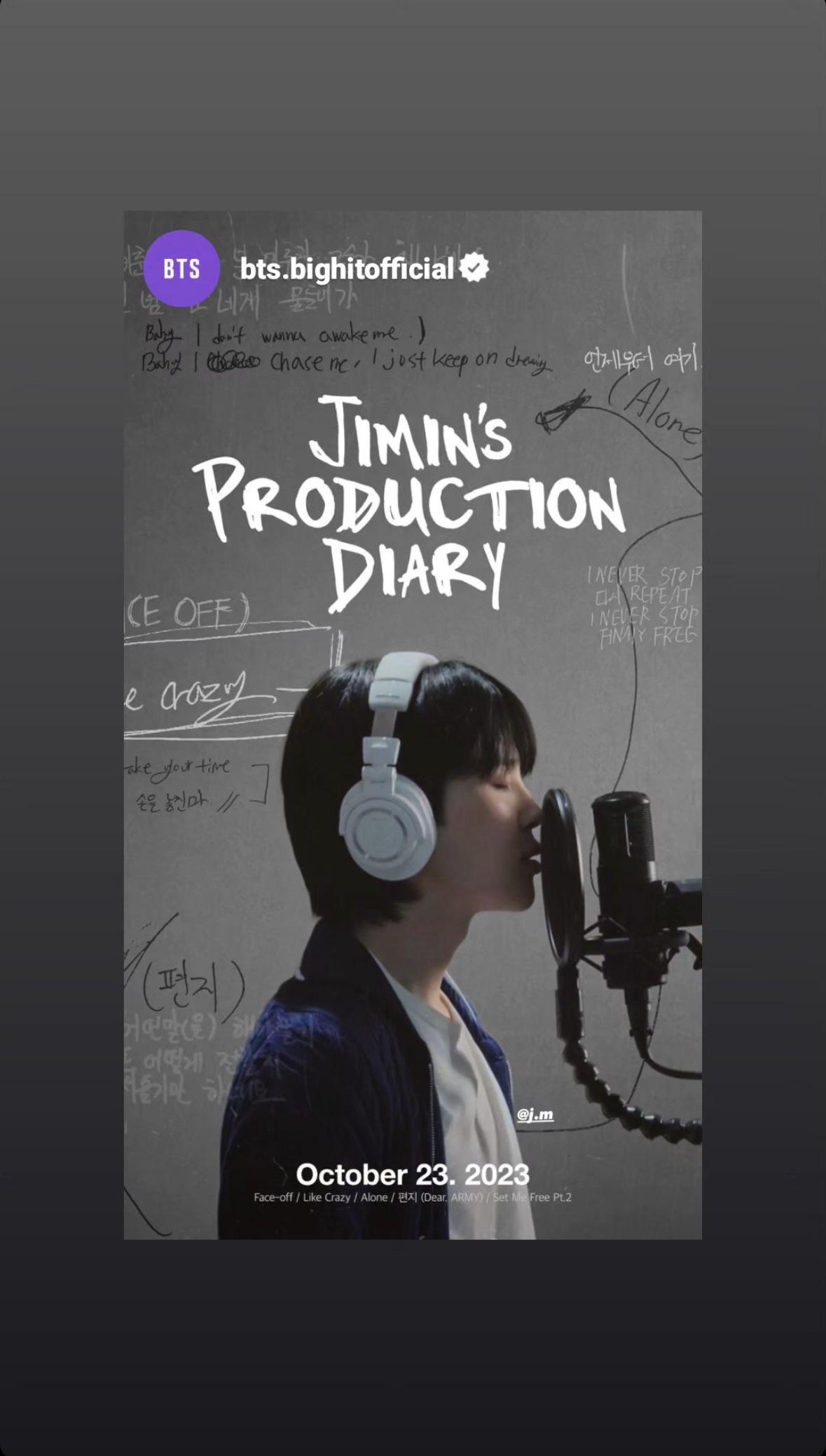 Jimin IG Story 111023