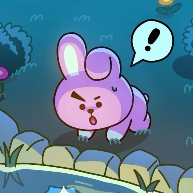 231004 BT21 on Instagram: Pond, pond, show me who COOKY missed so long.🪞