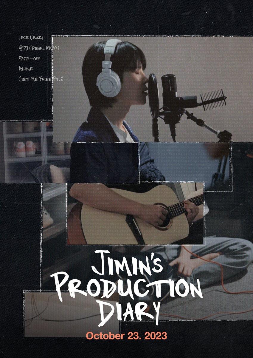 <Jimin's Production Diary> Poster (Diary ver.) - 181023