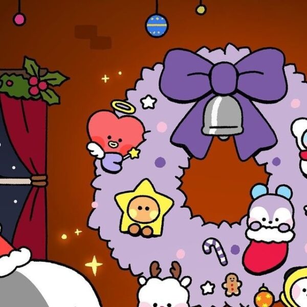 231124 BT21 on Instagram: pov: things to do this holiday🎄 BT21: just stick with our coziest wreath. period.