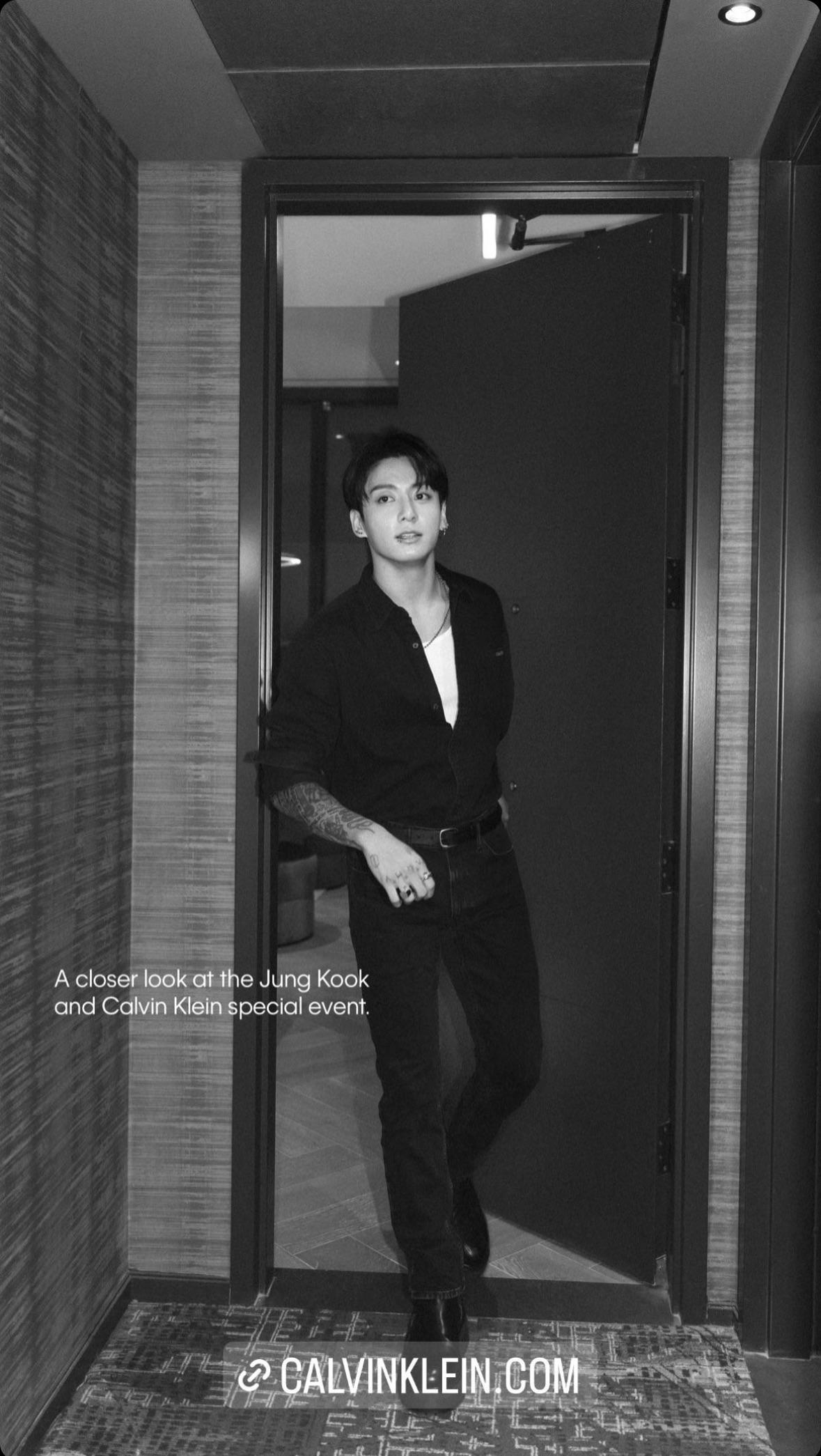 Calvin Klein IG Story feat. Jungkook - 111123