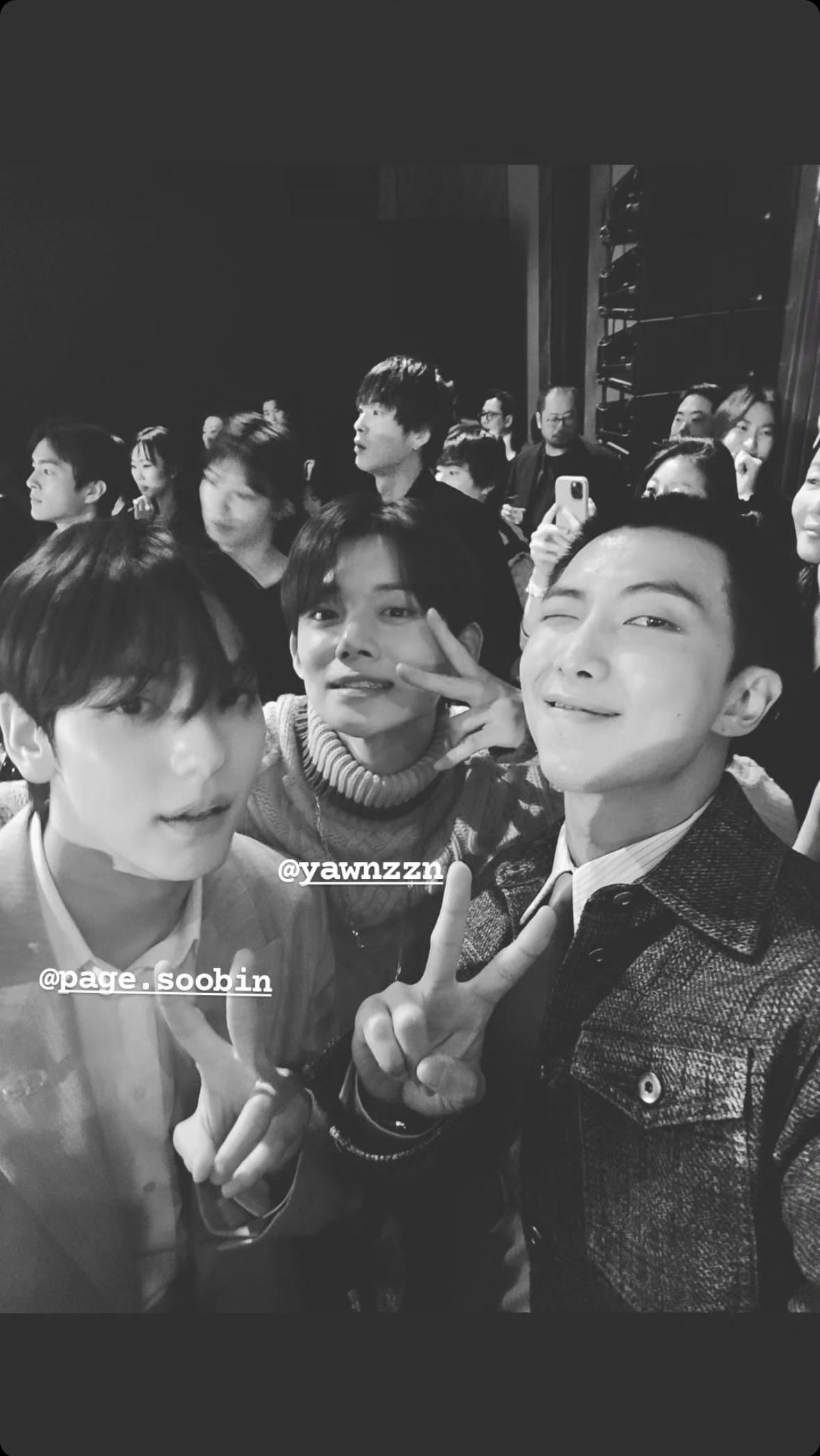 Namjoon IG Story (4) (with TXT Soobin & Yeonjun) - 241123