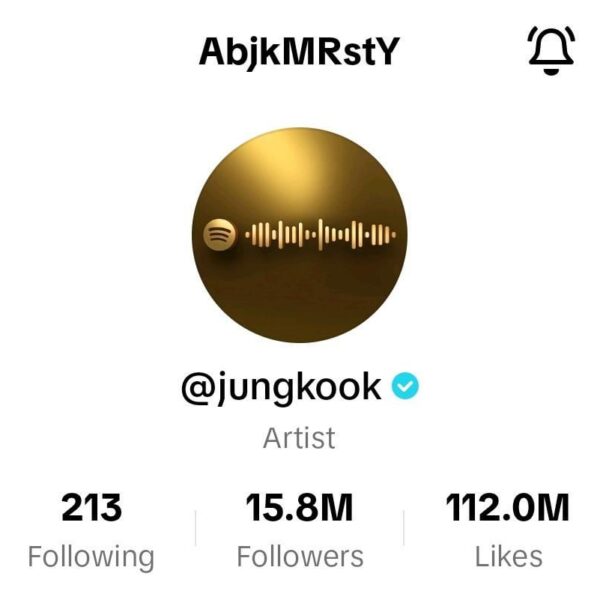 Jungkook has changed his TikTok profile picture - 041123