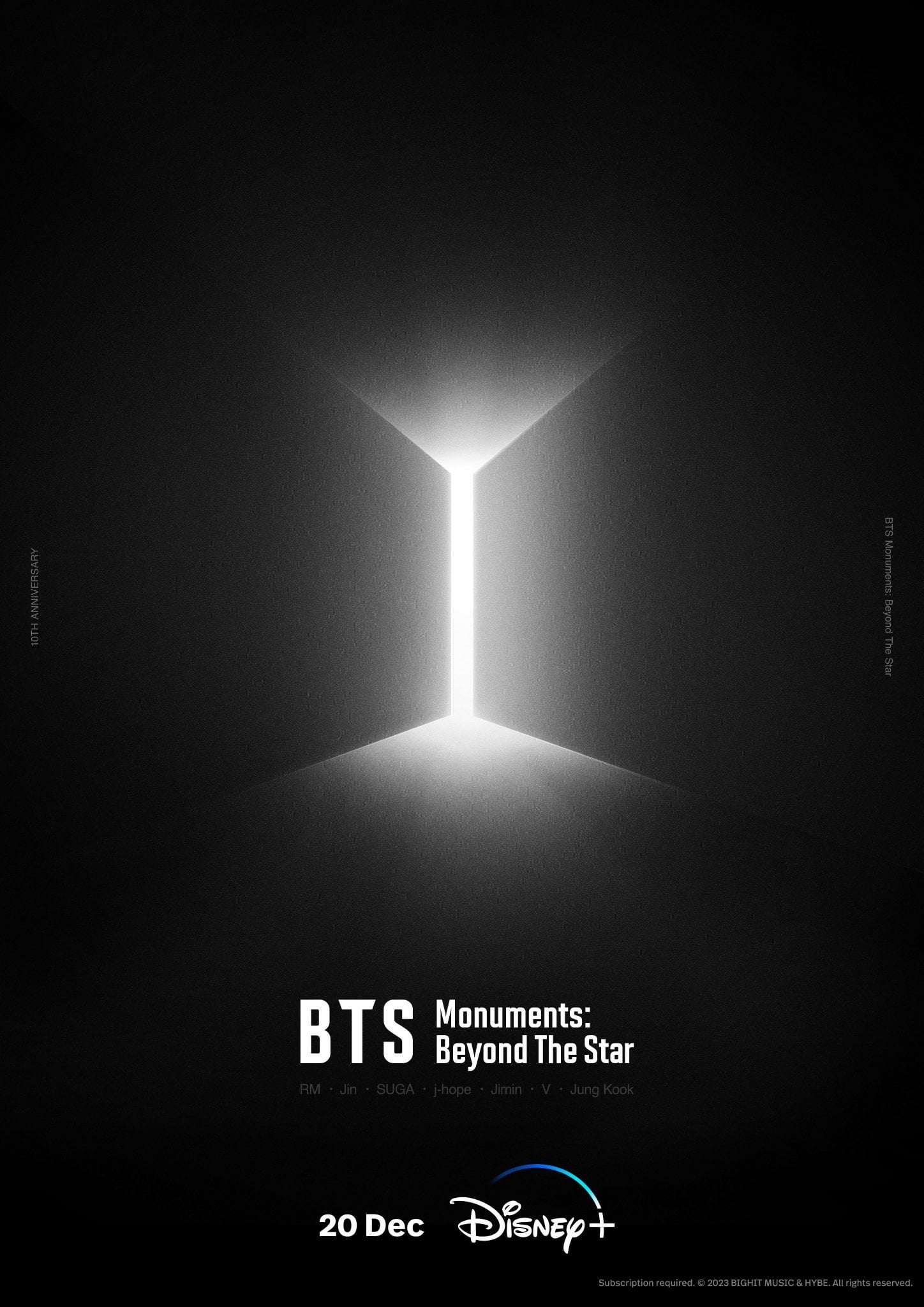 231121 <BTS Monuments: Beyond The Star> Teaser Poster