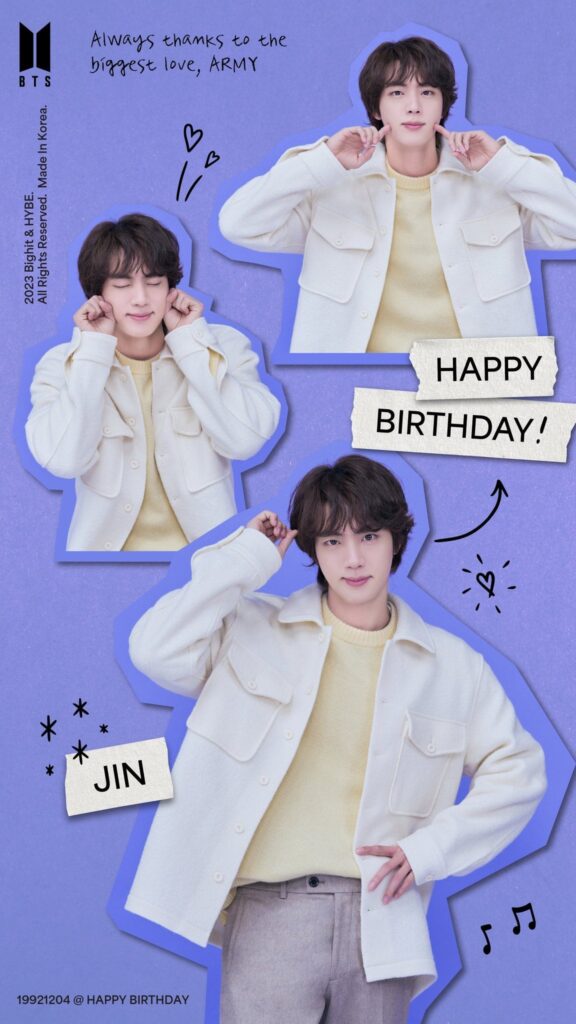 [Birthday Mega Thread] Our astronaut, our worldwide handsome, our hot drill instructor, KIM SEOKJIN - 041223