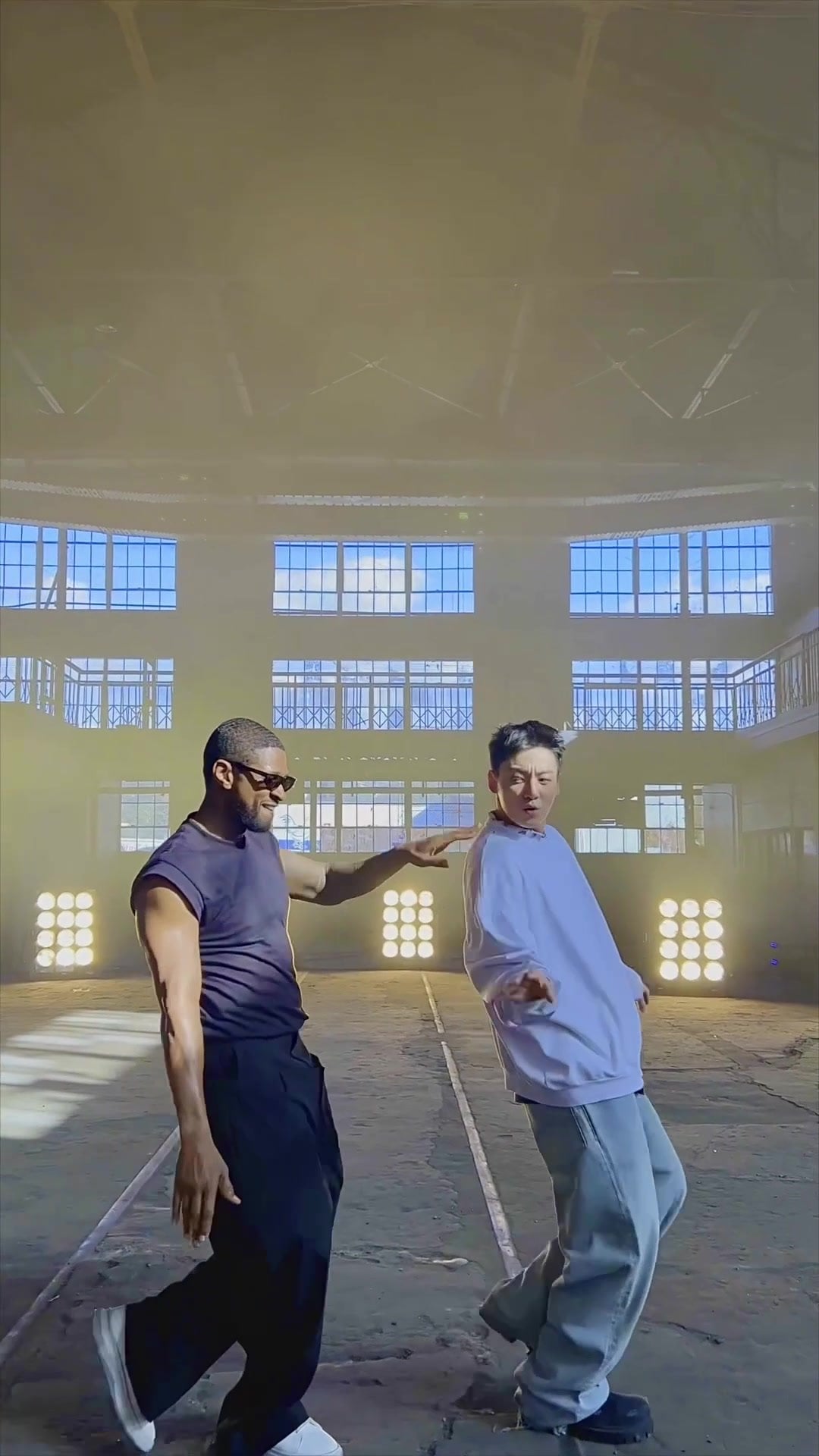231215 BTS Official TikTok: Jungkook & Usher - ‘Standing Next to You’ Dance Challenge