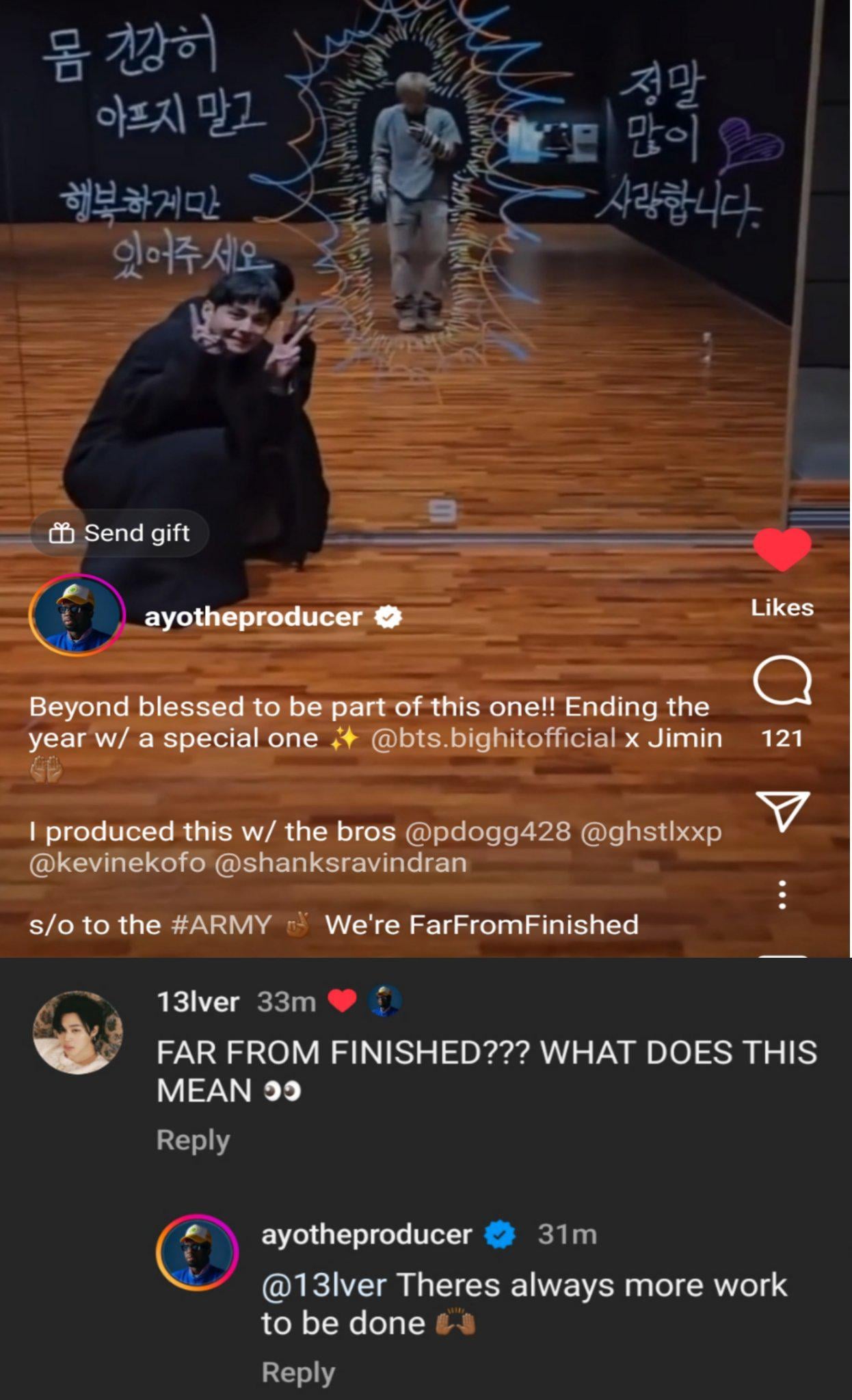 Ayo the Producer IG Post - 211223