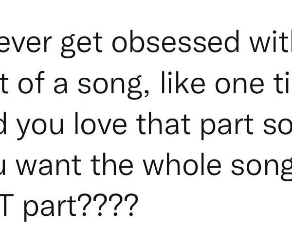 Which song is it to you??