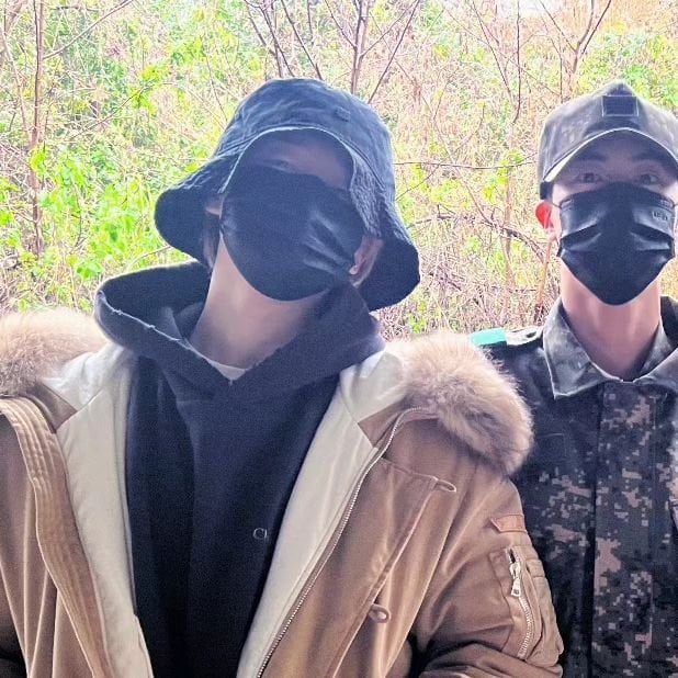 231214 Jin on Instagram