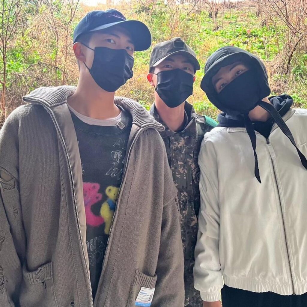 Jin IG Post (with Namjoon & Taehyung) - 111223