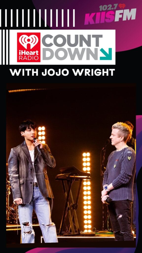 231217 JoJo Wright: TONIGHT 8-10PM (pst) @1027KIISFM!!! JUNGKOOK 💜