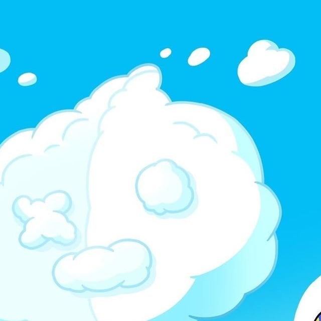 231213 BT21 on Instagram: When you love your friend, the cloud looks like ‘em!🤍