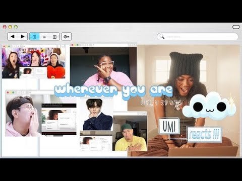 240111 UMI REACTION to 🦋💜 ‘wherever u r’ (ft. V of BTS) Reaction Videos